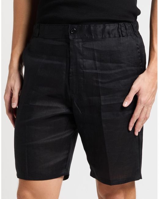 Franzese Collection Blue Shorts & Bermuda Shorts Linen for men
