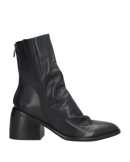 Mimmu Black Ankle Boots Leather