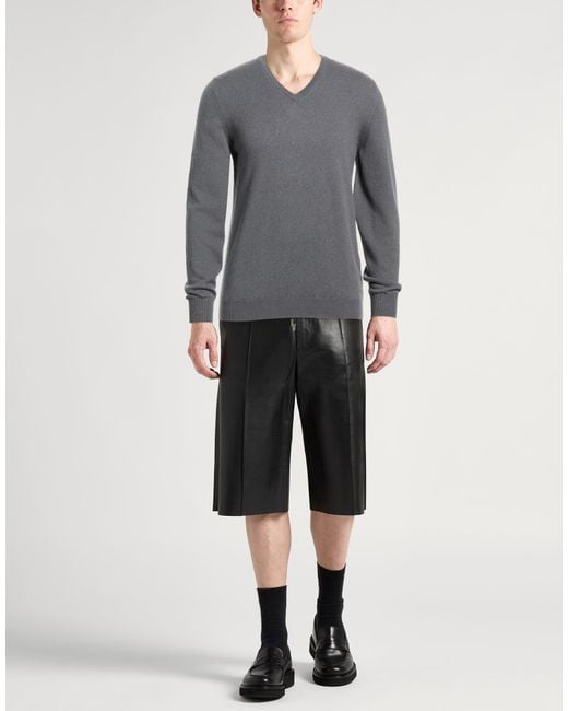 Fedeli Gray Jumper for men