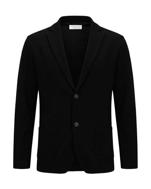 FILIPPO DE LAURENTIIS Black Blazer Cotton for men