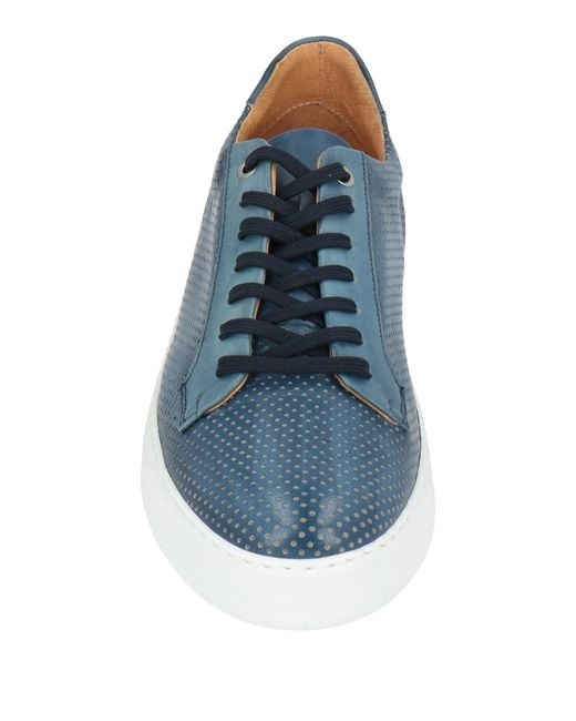 Exton Blue Sneakers Leather for men