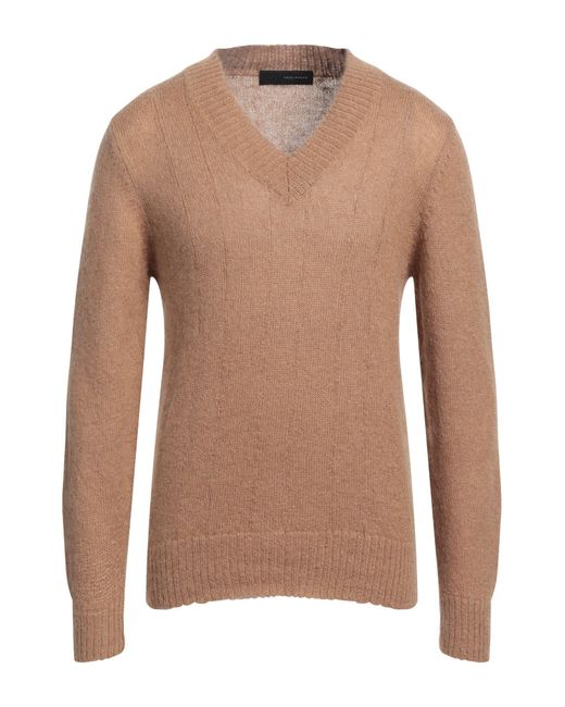 Tagliatore Brown Sweater for men