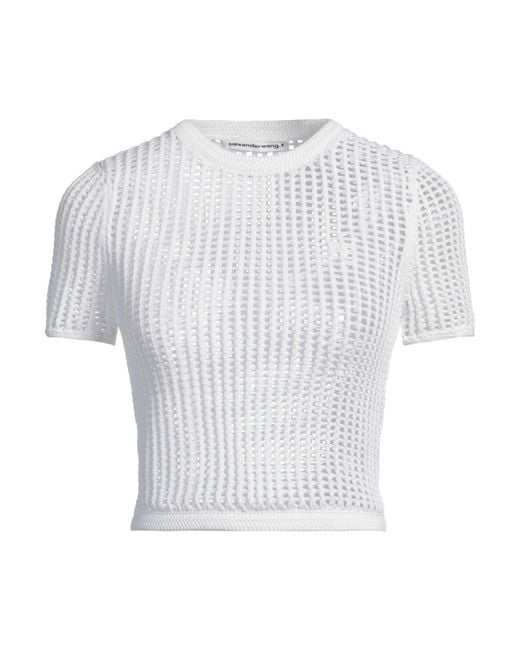 T By Alexander Wang White Jumper