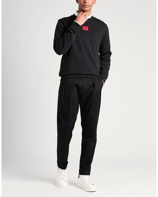HUGO Black Diragol Light Sweatshirt for men
