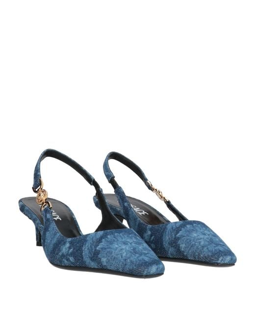 Versace Blue Pumps