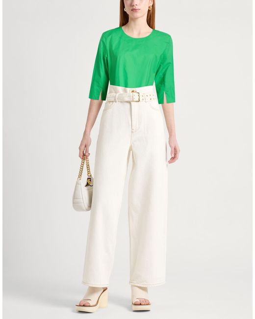 SEVENTY VENEZIA Green Top Cotton