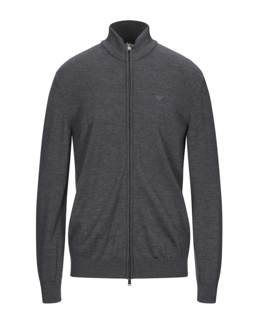 Emporio Armani Cardigan in Gray for Men 