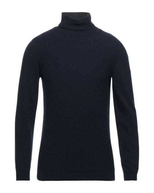 Brooksfield Blue Turtleneck for men