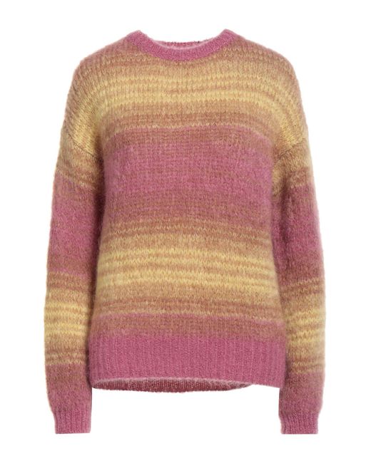 Pomandère Pink Mauve Sweater Mohair Wool, Polyester, Elastane