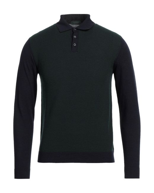 Zanone Black By Slowear Sweater Virgin Wool, Polyamide for men