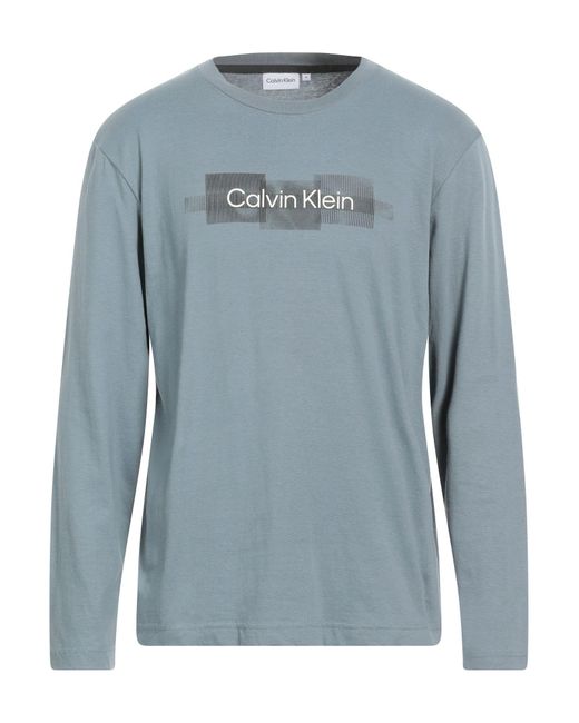 T-shirt Calvin Klein pour homme en coloris Blue