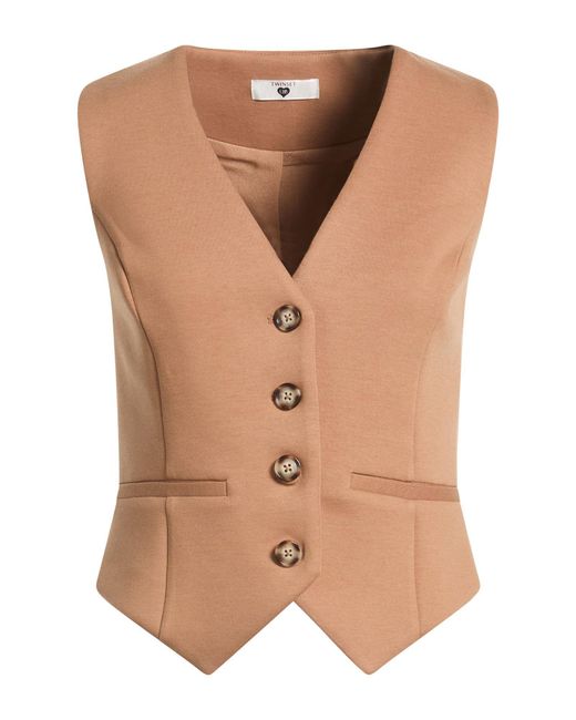 Twinset Natural Tailored Vests
