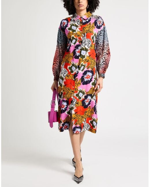 CONNOR & BLAKE White Midi Dress Viscose