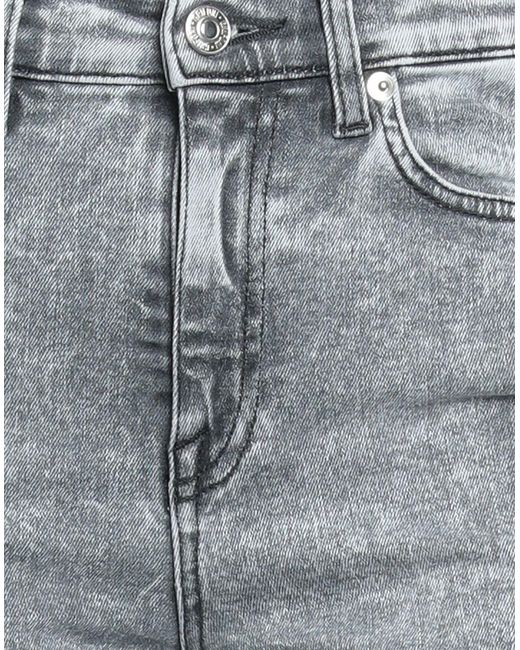 Grifoni Gray Denim Trousers