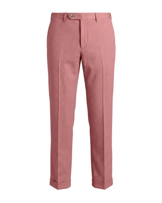 GTA IL PANTALONE Red Pants Cotton, Elastane for men