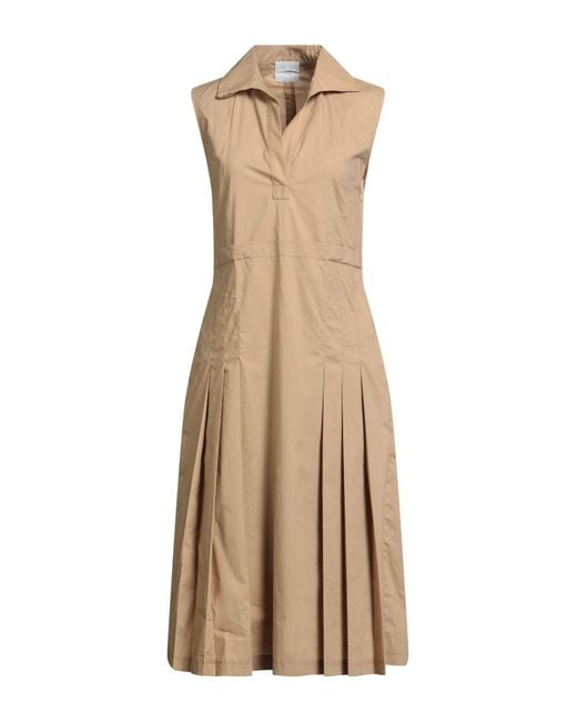 Ballantyne Natural Midi-Kleid