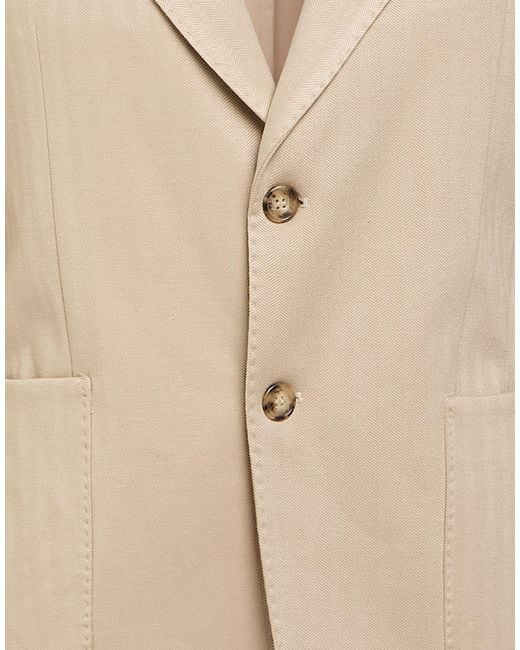 Exte Natural Blazer Viscose, Nylon, Elastane for men