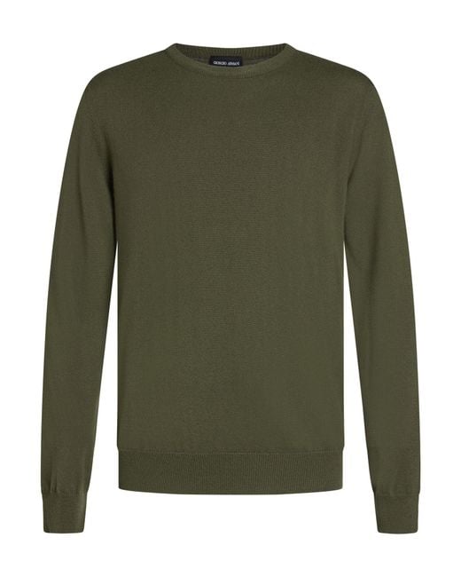 Pullover Giorgio Armani pour homme en coloris Green