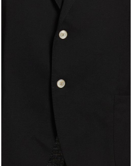 Tombolini Black Blazer Virgin Wool, Elastane for men