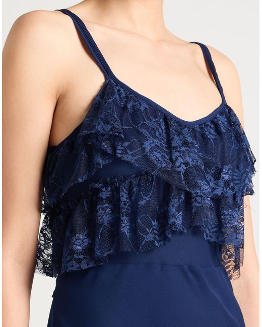 Rebel Queen Blue Maxi Dress Polyester