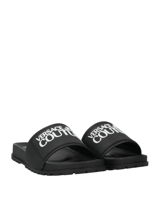Versace Jeans Couture Black Sandals