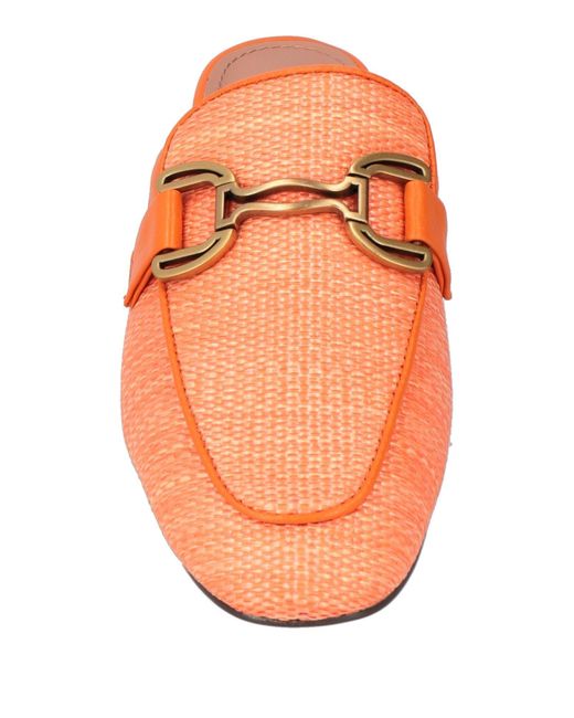 Bibi Lou Orange Mules & Clogs
