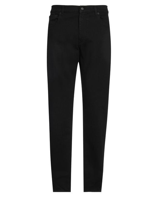 Dunhill Black Jeans Cotton, Elastane for men