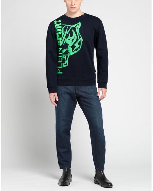 Philipp Plein Blue Sweatshirt for men