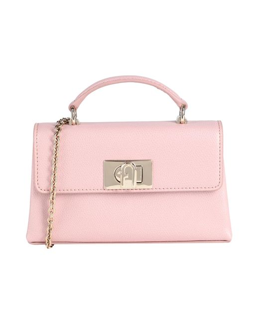 Furla Pink 1927 Mini Crossbody Top -- Light Handbag Leather
