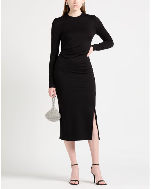 DKNY Black Midi Dress