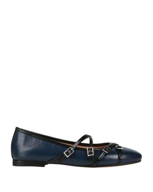 Divine Follie Blue Ballet Flats