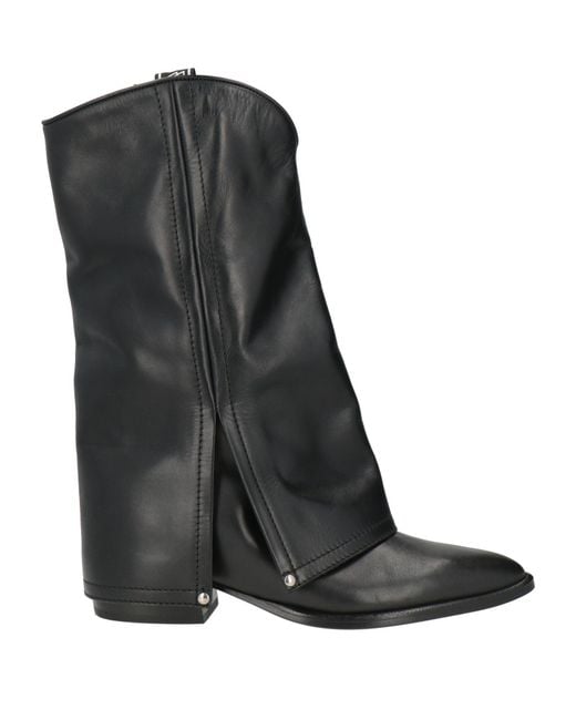 Elena Iachi Black Boot Leather