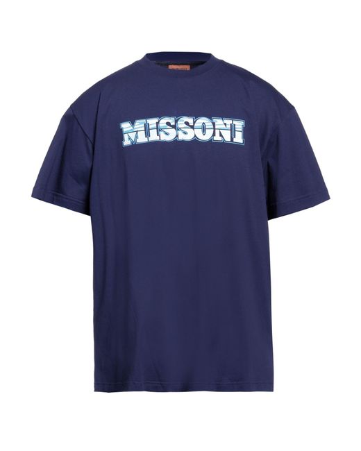 T-shirt di Missoni in Blue da Uomo
