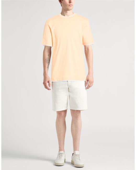 Brunello Cucinelli Natural T-Shirt for men