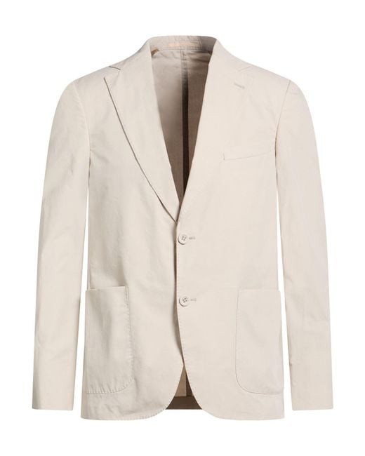 Officine Generale Natural Blazer Cotton for men