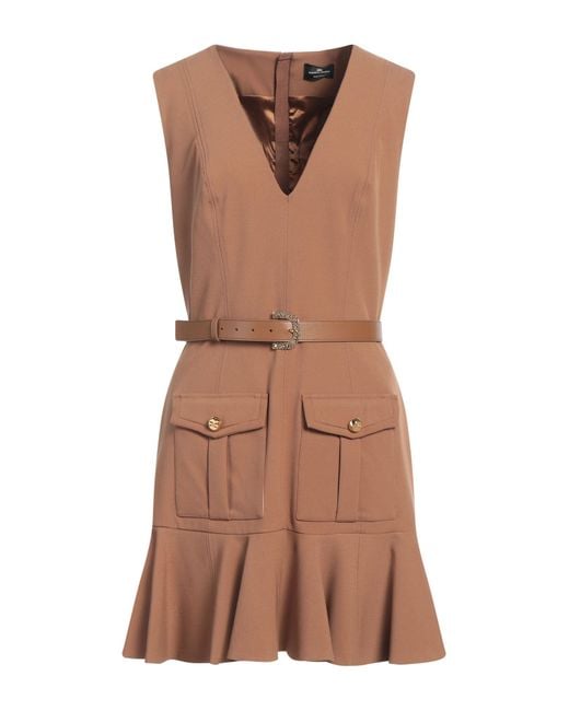 Elisabetta Franchi Brown Mini-Kleid