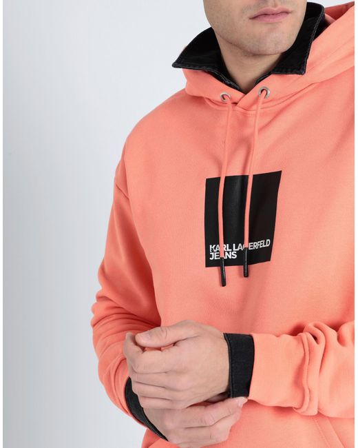 Karl Lagerfeld Sweatshirt in Orange für Herren