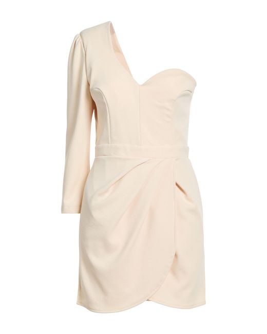 strapless open back dress Women's Anahi Fit and Flare Strappy Polyester Mini Dress  XXS/XS/S/M/L/XL/XXL/3XL/Customize Beige  Happy Clothing