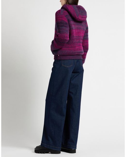 Moorer Purple Puffer Virgin Wool
