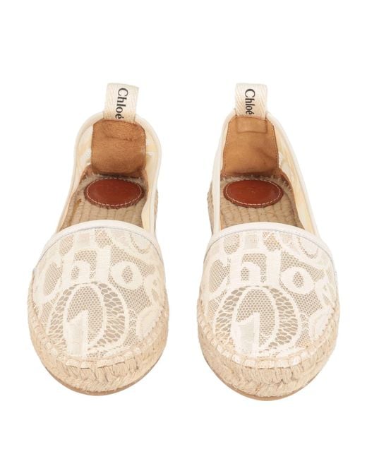 Chloé Natural Espadrilles