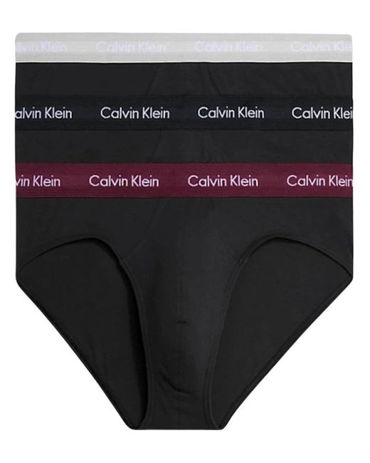Slip Calvin Klein de hombre de color Black
