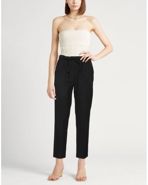 Brian Dales Black Pants Wool, Polyamide, Elastane