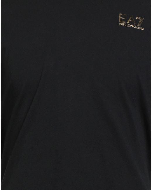 EA7 Black T-Shirts for men