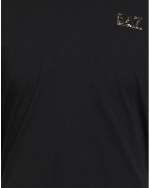 EA7 Black T-Shirts for men