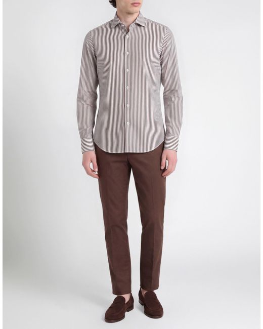 ALEX INGH Gray Shirt Cotton for men
