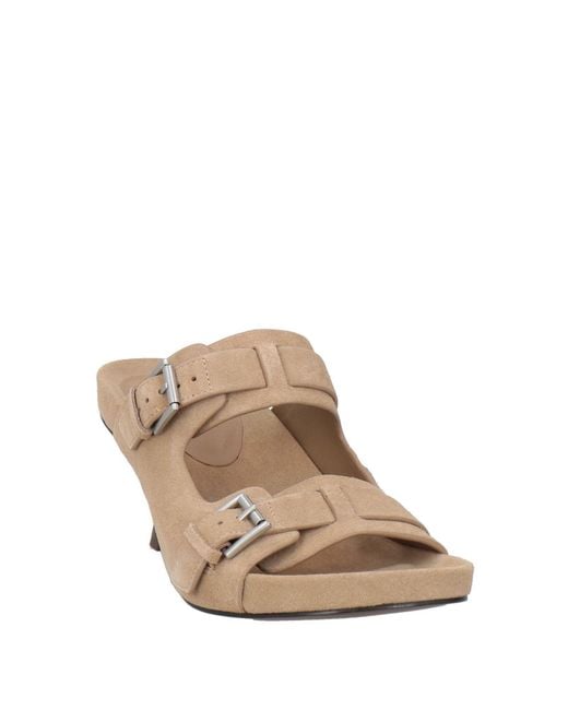 Ash Natural Sandals Leather