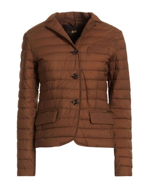 Moorer Brown Puffer Polyamide, Elastane