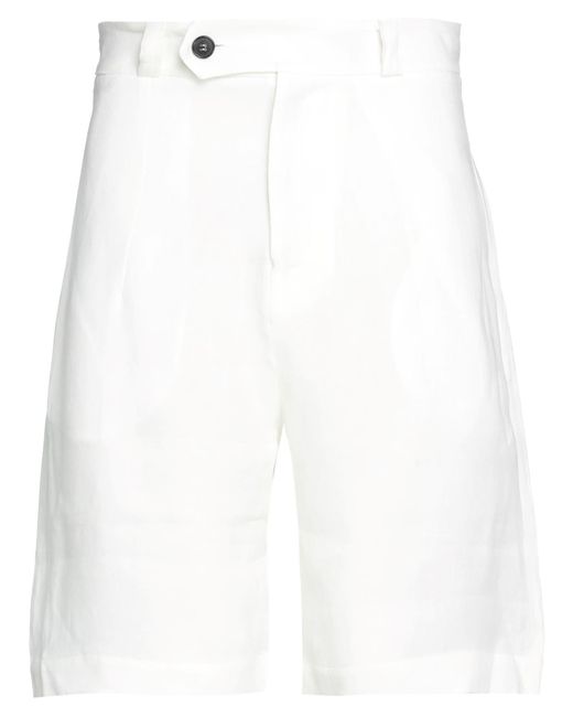 Isabel Benenato White Shorts & Bermuda Shorts for men