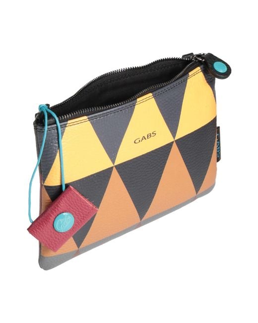 Gabs Blue Brick Cross-Body Bag Calfskin