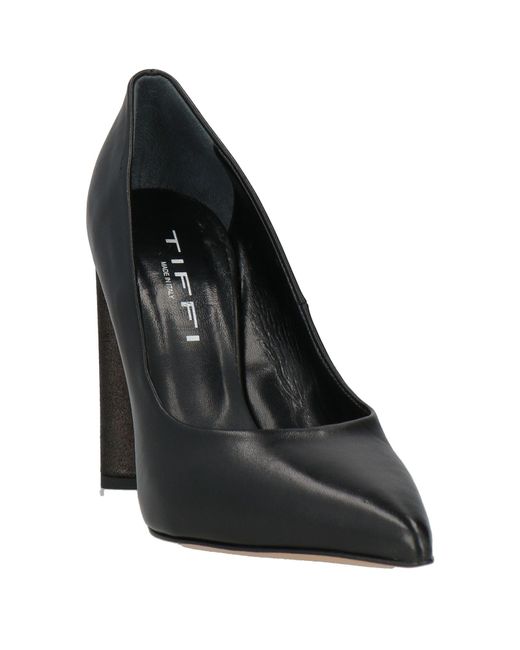 Tiffi Black Pumps Leather